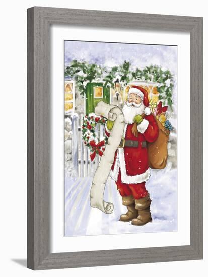 Santa-Art House Design-Framed Giclee Print