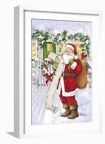 Santa-Art House Design-Framed Giclee Print