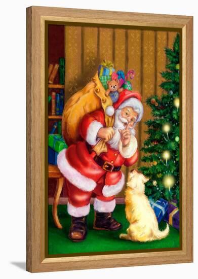 Santa-Art House Design-Framed Premier Image Canvas