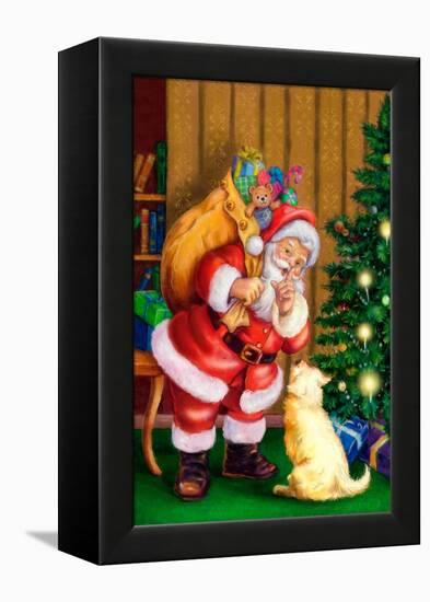 Santa-Art House Design-Framed Premier Image Canvas