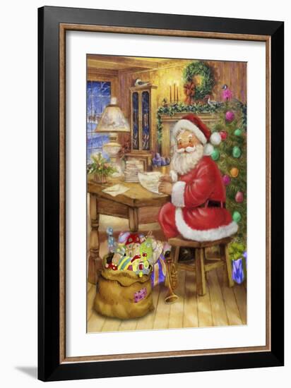 Santa-Art House Design-Framed Giclee Print