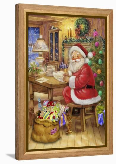 Santa-Art House Design-Framed Premier Image Canvas