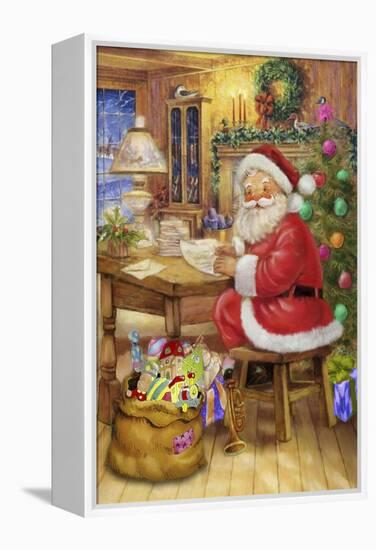 Santa-Art House Design-Framed Premier Image Canvas