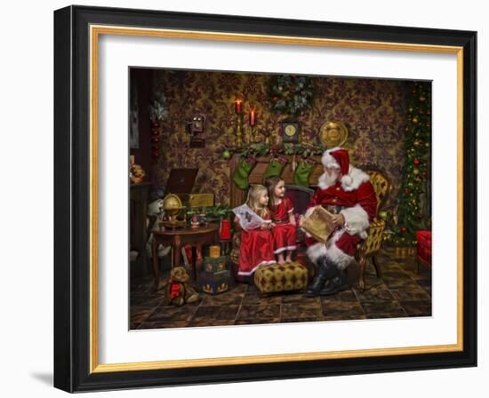 Santa-Santa’s Workshop-Framed Giclee Print