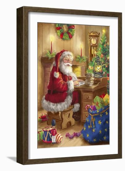 Santa-Art House Design-Framed Giclee Print