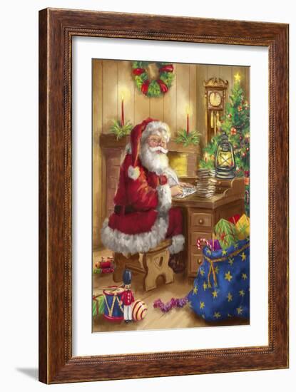 Santa-Art House Design-Framed Giclee Print