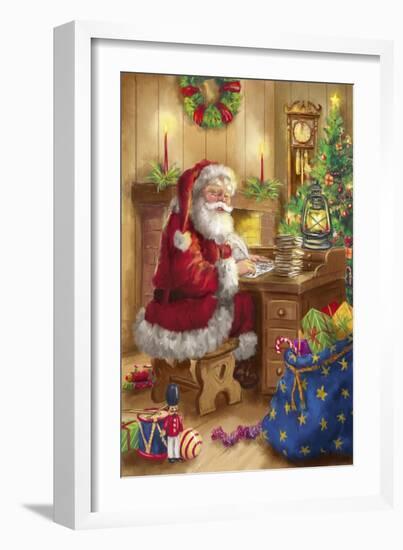 Santa-Art House Design-Framed Giclee Print