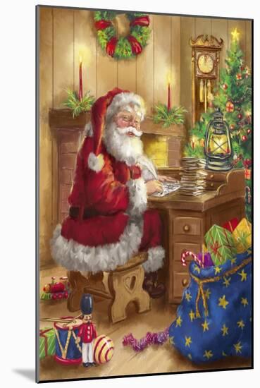 Santa-Art House Design-Mounted Giclee Print