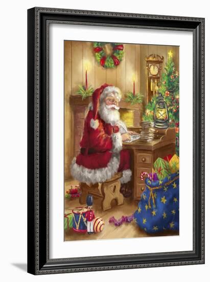 Santa-Art House Design-Framed Giclee Print