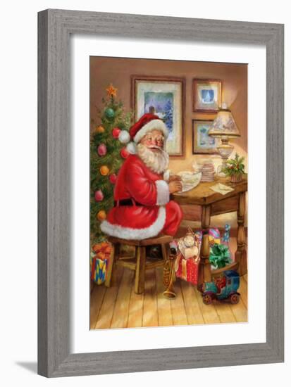 Santa-Art House Design-Framed Giclee Print