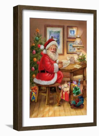 Santa-Art House Design-Framed Giclee Print