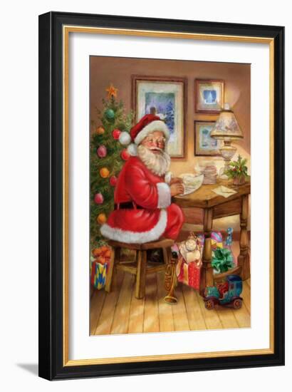 Santa-Art House Design-Framed Giclee Print