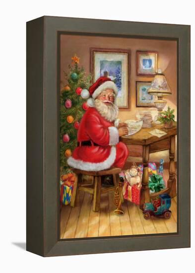 Santa-Art House Design-Framed Premier Image Canvas