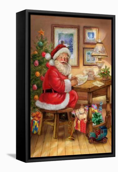 Santa-Art House Design-Framed Premier Image Canvas