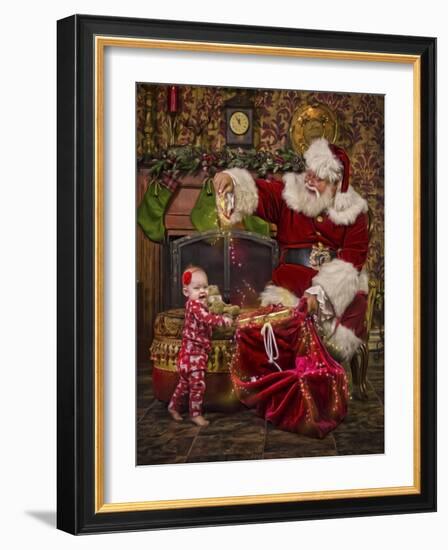 Santa-Santa’s Workshop-Framed Giclee Print