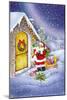 Santa-Art House Design-Mounted Giclee Print