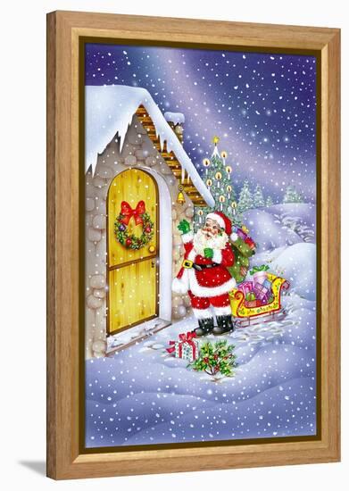 Santa-Art House Design-Framed Premier Image Canvas