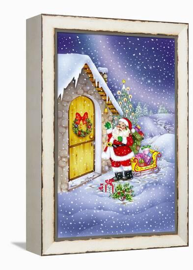 Santa-Art House Design-Framed Premier Image Canvas