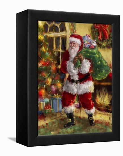 Santa-Art House Design-Framed Premier Image Canvas