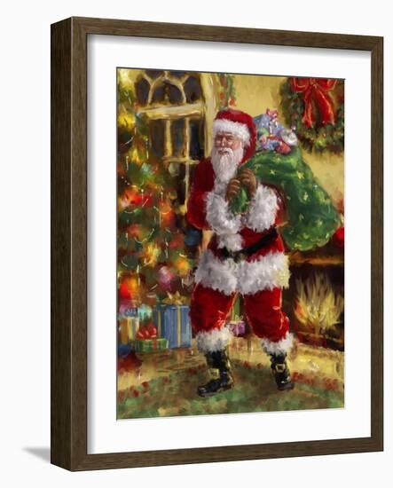 Santa-Art House Design-Framed Giclee Print
