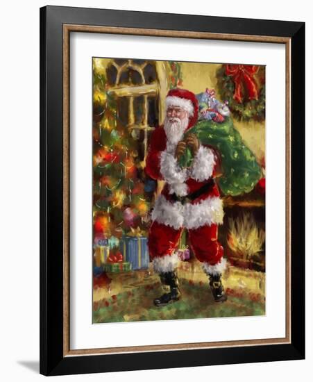 Santa-Art House Design-Framed Giclee Print