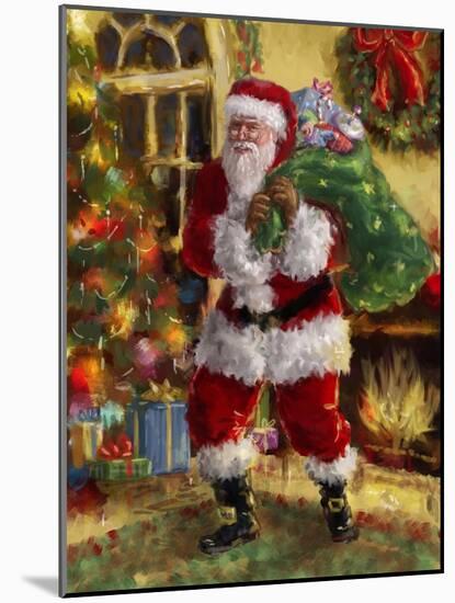 Santa-Art House Design-Mounted Giclee Print