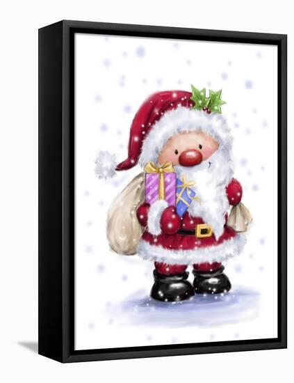 Santa-MAKIKO-Framed Premier Image Canvas