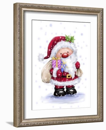 Santa-MAKIKO-Framed Giclee Print