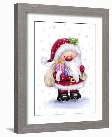 Santa-MAKIKO-Framed Giclee Print