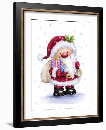 Santa-MAKIKO-Framed Giclee Print