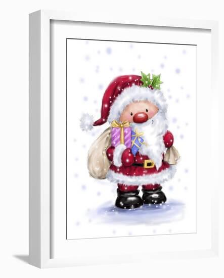 Santa-MAKIKO-Framed Giclee Print