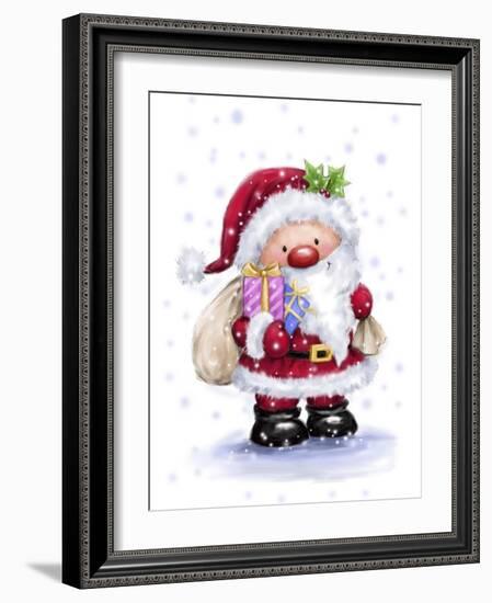 Santa-MAKIKO-Framed Giclee Print