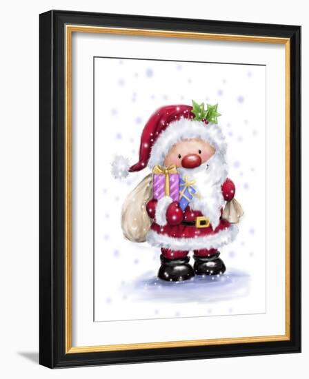 Santa-MAKIKO-Framed Giclee Print