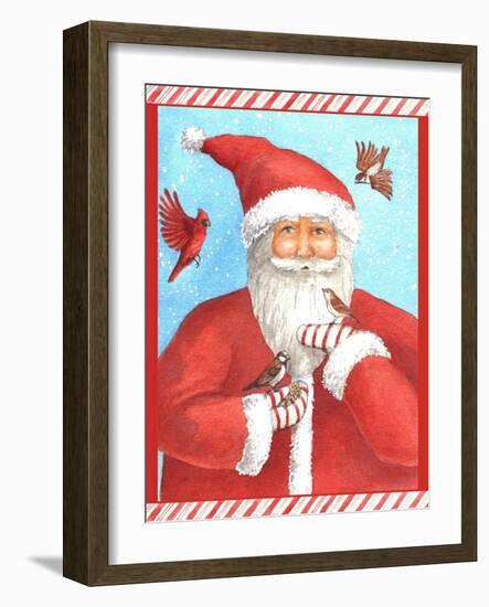Santas Bird greeting-Melinda Hipsher-Framed Giclee Print
