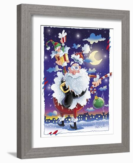 Santas Gift-null-Framed Giclee Print