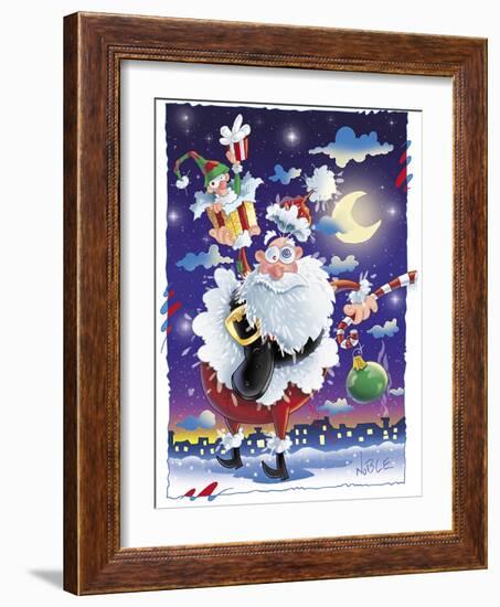 Santas Gift-null-Framed Giclee Print