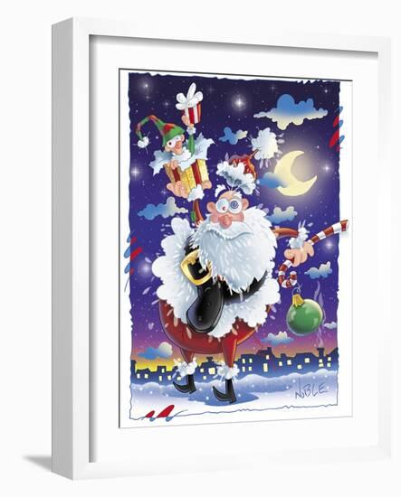 Santas Gift-null-Framed Giclee Print