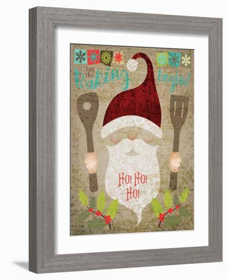 Santas Kitchen 4-Melody Hogan-Framed Art Print