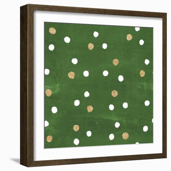 Santas List Pattern IV-Janelle Penner-Framed Art Print