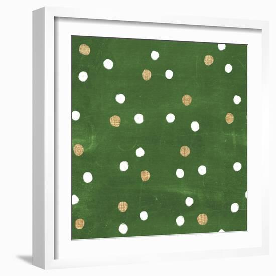 Santas List Pattern IV-Janelle Penner-Framed Art Print