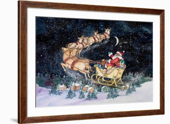 Santas Ride-Kathleen Parr McKenna-Framed Premium Giclee Print