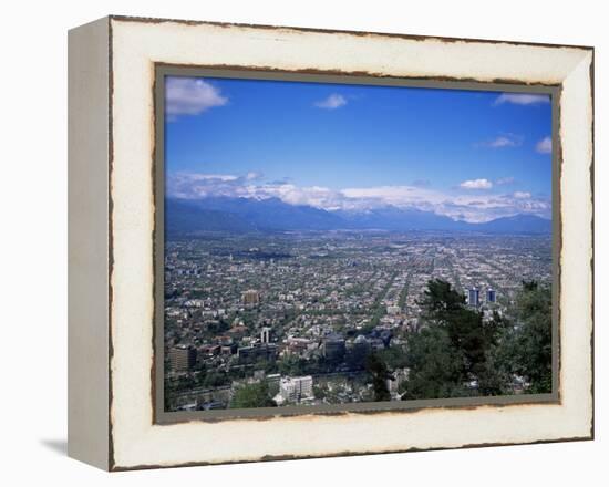 Santiago and the Andes Beyond, Chile, South America-Christopher Rennie-Framed Premier Image Canvas