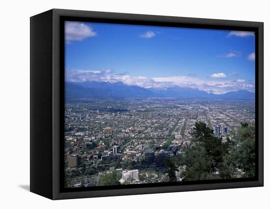 Santiago and the Andes Beyond, Chile, South America-Christopher Rennie-Framed Premier Image Canvas