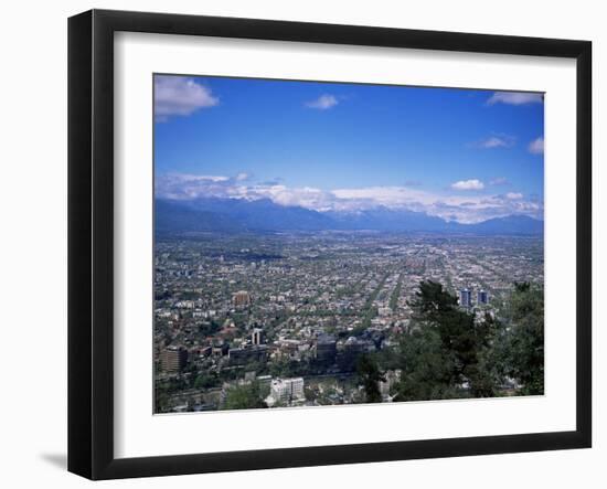 Santiago and the Andes Beyond, Chile, South America-Christopher Rennie-Framed Photographic Print