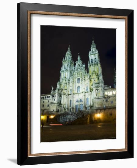 Santiago Cathedral on the Plaza Do Obradoiro, Santiago De Compostela, Galicia, Spain-R H Productions-Framed Photographic Print