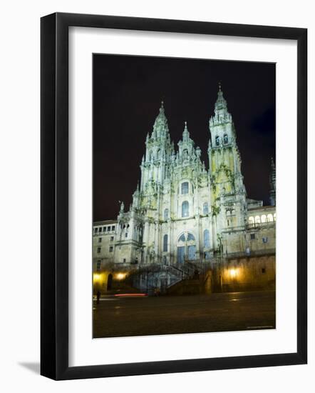 Santiago Cathedral on the Plaza Do Obradoiro, Santiago De Compostela, Galicia, Spain-R H Productions-Framed Photographic Print