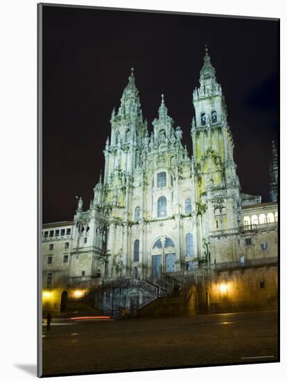 Santiago Cathedral on the Plaza Do Obradoiro, Santiago De Compostela, Galicia, Spain-R H Productions-Mounted Photographic Print