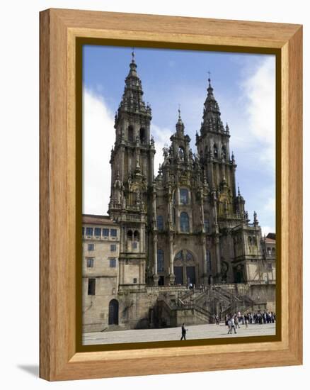 Santiago Cathedral on the Plaza Do Obradoiro, Santiago De Compostela, Spain-R H Productions-Framed Premier Image Canvas
