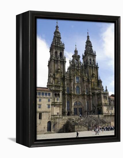 Santiago Cathedral on the Plaza Do Obradoiro, Santiago De Compostela, Spain-R H Productions-Framed Premier Image Canvas