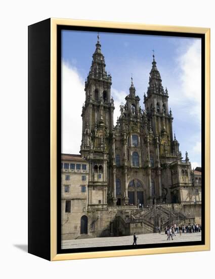 Santiago Cathedral on the Plaza Do Obradoiro, Santiago De Compostela, Spain-R H Productions-Framed Premier Image Canvas